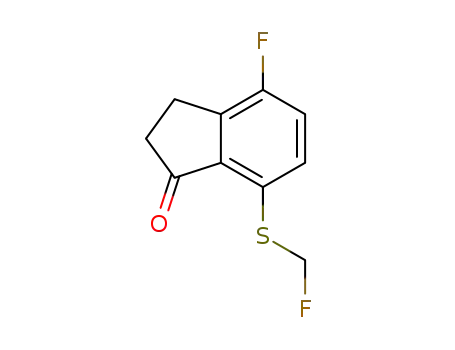 4-fluoro-7-(fluoromethylsulfanyl)indan-1-one