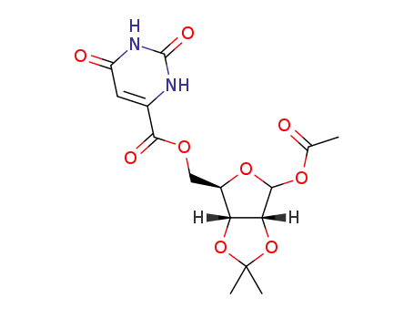 1'-O-acetyl-2',3'-O-isopropylidene-5'-O-orotyl-D-ribofuranoside