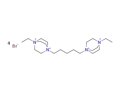 1,5-bis-(4-ethyl-1,4-diazoniabicyclo[2.2.2]octan-1-yl)pentane tetrabromide