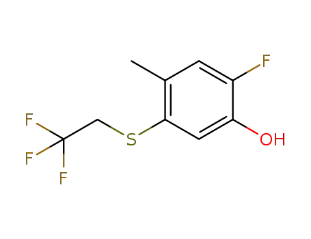 2-fluoro-4-methyl-5-(2,2,2-trifluoroethylthio)phenol
