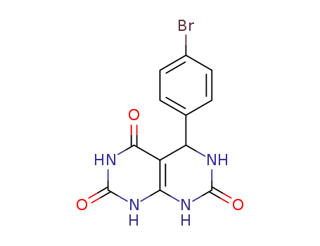 5,6-dihydro-5-(4-bromophenyl)pyrimido[4,5-d]pyrimidine-2,4,7(1H,3H,8H)-trione