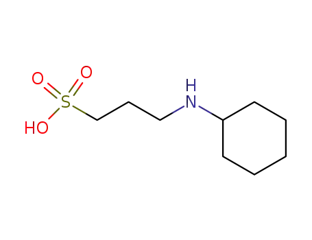 Molecular Structure of 1135-40-6 (1-Propanesulfonic acid,3-(cyclohexylamino)-)