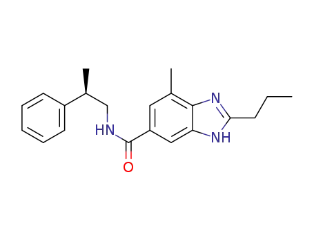 4-methyl-2-propyl-N-(R-α-methylphenethyl)-1H-benzimidazole-6-carboxamide