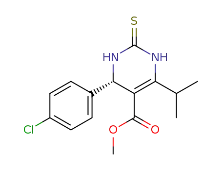 (S)-4-(4-chlorophenyl)-6-isopropyl-5-methoxycarbonyl-1,2,3,4-tetrahydropyrimidine-2(1H)-thione