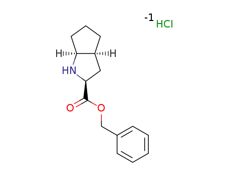 (2S,3aS,6aS)-cyclopenta[b]pyrrole-2-carboxylic acid benzyl ester hydrochloride