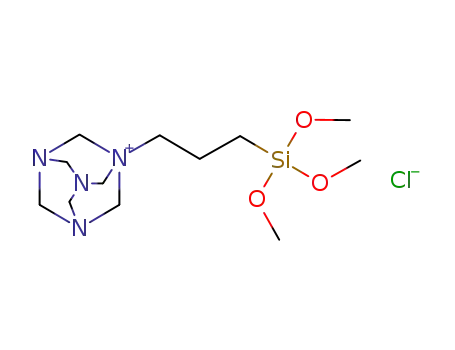1-(3-(trimethoxysilyl)propyl)-1,3,5,7-tetraazaadamantan-1-ium chloride