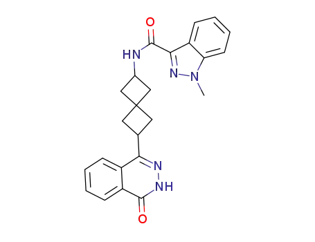 1-methyl-N-[(aR)-6-(4-oxo-3,4-dihydrophthalazin-1-yl)spiro[3.3]heptan-2-yl]-1H-indazole-3-carboxamide