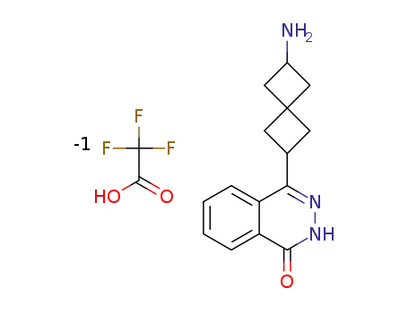 4-((aS)-6-aminospiro[3.3]heptan-2-yl)phthalazin-1(2H)-one trifluoroacetate