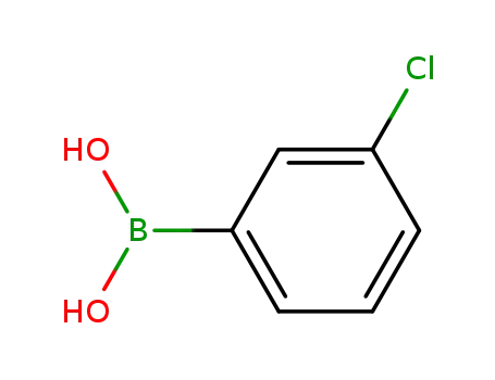 Molecular Structure of 63503-60-6 (3-Chlorophenylboronic acid)