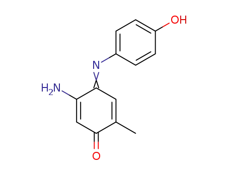 N-<-(4'-Hydroxy)-phenyl>-3-amino-6-methyl-benzochinon