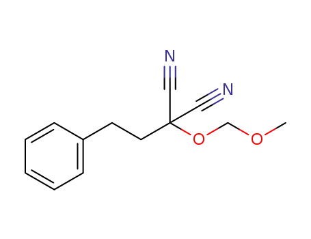 2-(methoxymethoxy)-2-phenethylmalononitrile