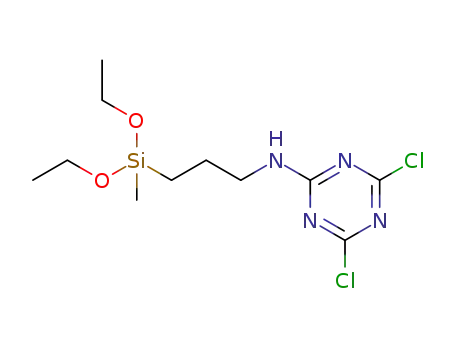 6-(3-dietoxymethylsilylpropyl)amino-1,3,5-triazine-2,4-dichloride