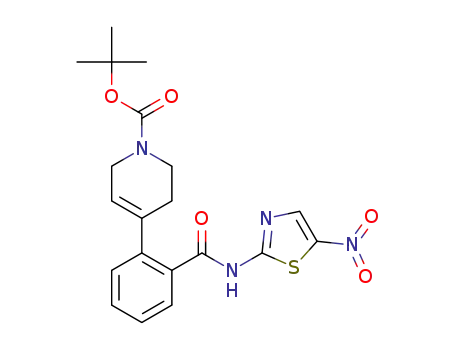 tert-butyl 4-(2-((5-nitrothiazol-2-yl)carbamoyl)phenyl)-5,6-dihydropyridine-1(2H)-carboxylate