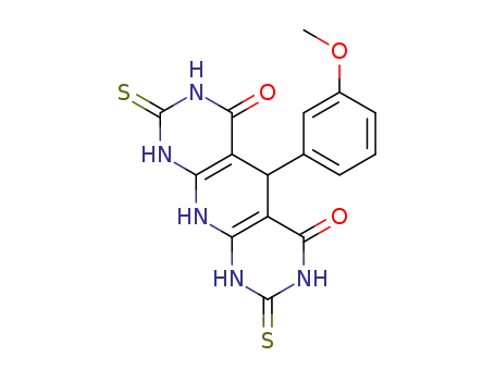 5-(3-methoxyphenyl)-2,8-dithioxo-2,3,7,8,9,10-hexahydropyrido[2,3-d:6,5-d′]dipyrimidine-4,6(1H,5H)-dione