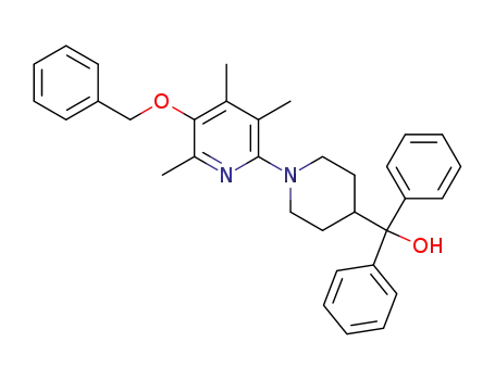 (1-(5-(benzyloxy)-3,4,6-trimethylpyridin-2-yl)piperidin-4-yl)diphenylmethanol