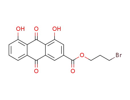 3-bromopropyl 4,5-dihydroxy-9,10-dioxo-9,10-dihydroanthracene-2-carboxylate