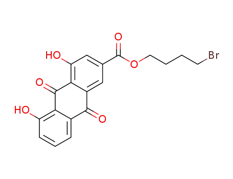 4-bromobutyl 4,5-dihydroxy-9,10-dioxo-9,10-dihydroanthracene-2-carboxylate