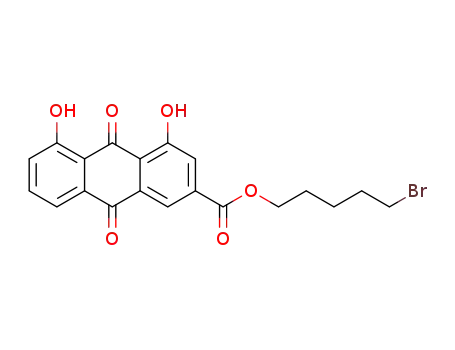 5-bromopentyl 4,5-dihydroxy-9,10-dioxo-9,10-dihydroanthracene-2-carboxylate