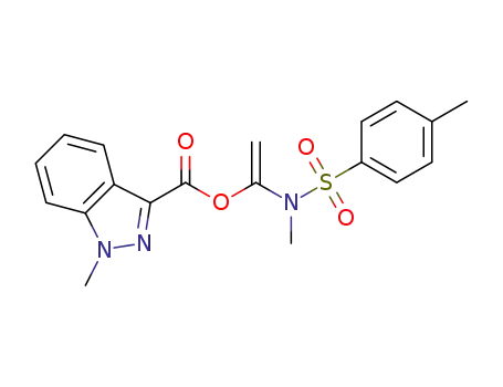 1-((N,4-dimethylphenyl)sulfonamido)vinyl 1-methyl-1H-indazole-3-carboxylate