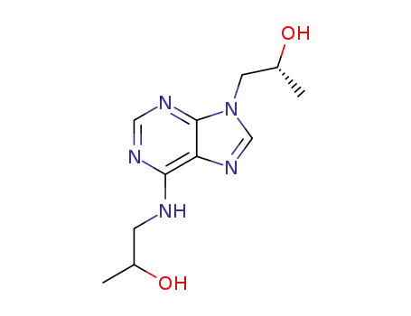 1-[(9-((R)-2-hydroxypropyl)-9H-purin-6-yl)amino]-2-propanol
