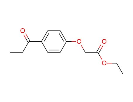 Molecular Structure of 51828-70-7 (ethyl 2-(4-propionylphenoxy)acetate)