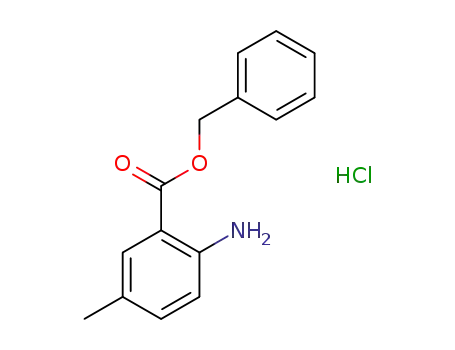 2-amino-5-methylbenzoic acid benzyl ester hydrochloride