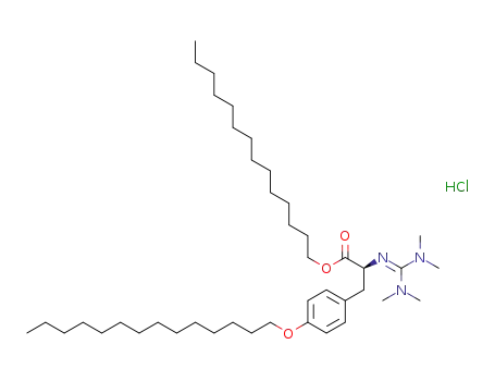 tetradecyl N-[bis(dimethylamino)methylene]-O-tetradecyl-L-tyrosinate hydrochloride