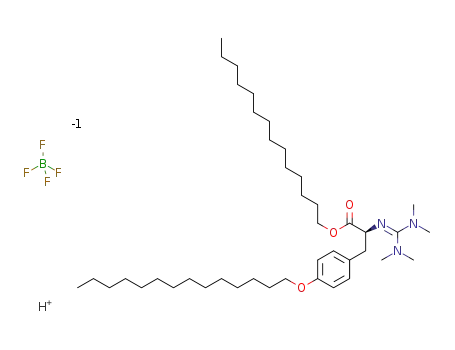 tetradecyl N-[bis(dimethylamino)methylene]-O-tetradecyl-L-tyrosinate tetrafluoroborate