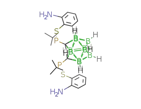 rac-1,2-bis[tert-butyl(anilin-2-ylthio)phosphanyl]-1,2-dicarbacloso-dodecaborane(12)