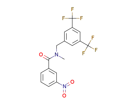 N-(3,5-bis(trifluoromethyl)benzyl)-N-methyl-3-nitrobenzamide