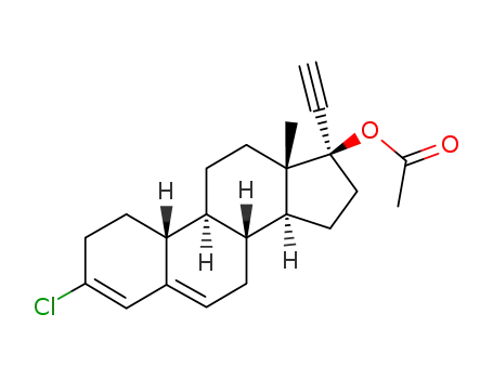 17α-Ethinyl-3-chlor-19-nor-Δ3,5-androstadien-17β-ol-acetat