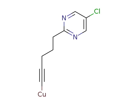 (5-(5-chloropyrimidin-2-yl)pent-1-yn-1-yl)copper
