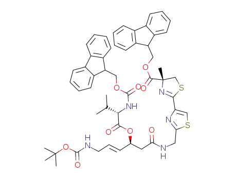(((R)-2'-((5S,8S)-8-((1E,3E)-3-((tert-butoxycarbonyl)iminio)prop-1-en-1-yl)-1-(9H-fluoren-9-yl)-5-isopropyl-3,6,10-trioxo-2,7-dioxa-4,11-diazadodecan-12-yl)-4-methyl-4,5-dihydro-[2,4'-bithiazole]-4-carbonyl)oxy)fermium