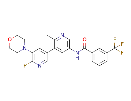 N-(6’-fluoro-2-methyl-5‘-morpholino-[3,3‘-bipyridin]-5-yl)-3-(trifluoromethyl)benzamide
