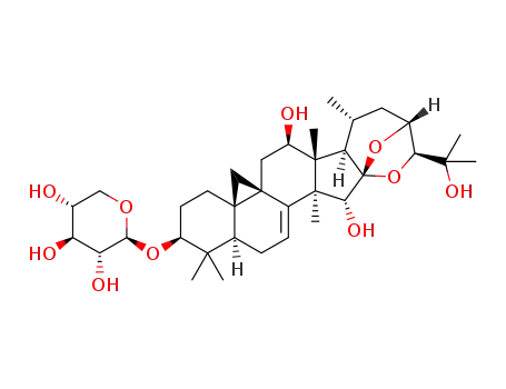 (23R,24R)-16β,23;16α,24-diepoxycycloart-7-en-3β,12β,15α,25-tetraol 3-O-β-D-xylopyranoside
