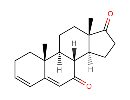 Molecular Structure of 1420-49-1 (Androsta-3,5-diene-7,17-dione)