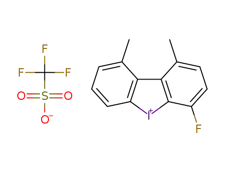 4-fluoro-1,9-dimethyldibenzo[b,d]iodol-5-ium triflate
