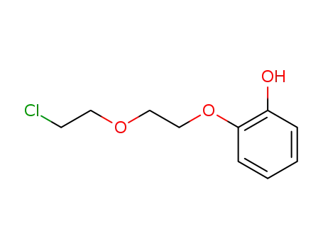 Molecular Structure of 111875-63-9 (Phenol, 2-[2-(2-chloroethoxy)ethoxy]-)