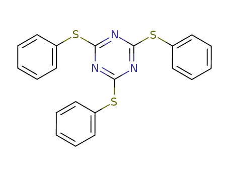 30863-82-2,2,4,6-tris(phenylsulfanyl)-1,3,5-triazine,s-Triazine,2,4,6-tris(phenylthio)- (7CI,8CI); NSC 669394; Triphenyl trithiocyanurate