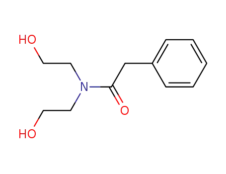 Molecular Structure of 7147-91-3 (N,N-bis(2-hydroxyethyl)-2-phenylacetamide)