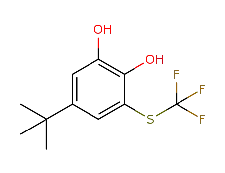 5-(tert-butyl)-3-[(trifluoromethyl)thio]benzene-1,2-diol