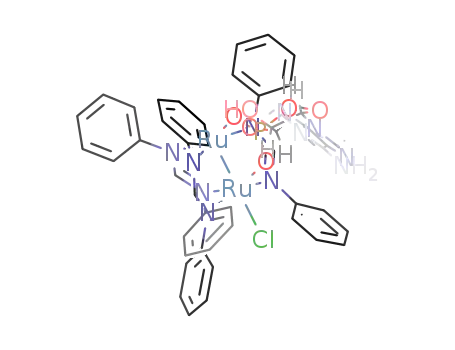 [Ru2Cl(N,N′‑diphenylformamidinate)3(deprotonated adenosine-3′,5′-cyclic monophosphate)]