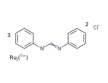 [Ru2Cl2(N,N′‑diphenylformamidinate)3]