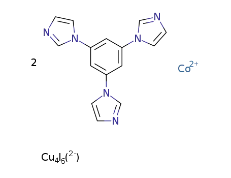 [Co(1,3,5-tris(1-imidazolyl)benzene)2]*[Cu4I6]