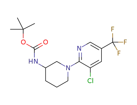 tert-butyl [1-{3-chloro-5-(trifluoromethyl)pyridin-2-yl}-piperidin-3-yl]carbamate