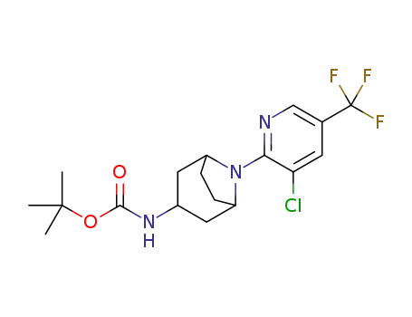 tert-butyl [8-{3-chloro-5-(trifluoromethyl)pyridin-2-yl}azabicyclo[3.2.1]octan-3-yl]carbamate