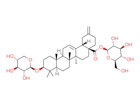 3β-O-D-xylopyranosyl-30-norolean-12,20(29)-dien-28-oic acid 28-O-β-D-glucopyranosyl ester