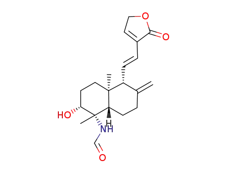 N-((1S,2R,4aS,5R,8aS)-2-hydroxy-1,4a-dimethyl-6-methylene-5-((E)-2-(2-oxo-2,5-dihydrofuran-3-yl)ethenyl)decahydronaphthalen-1-yl)formamide