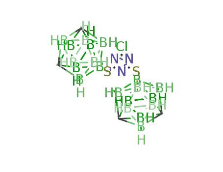 2-chloro-4,6-bis(1,7-dicarba-closo-dodeca-boran-9-ylthio)-1,3,5-triazine