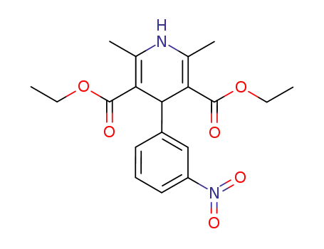 2,6-dimethyl-4-(3-nitro-phenyl)-1,4-dihydro-pyridine-3,5-dicarboxylic acid diethyl ester